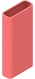 Силиконовый чехол для Xiaomi Mi Power bank 2C 20000mAh / 3 20000 (PLM18ZM) Pink