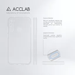 Чехол ACCLAB Anti Dust для Xiaomi Redmi Note 8 Transparent - миниатюра 4