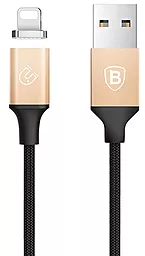 Кабель USB Baseus Insnap Series Magnetic 1.2M Lightning Cable Gold/Black (CALNP-V1)