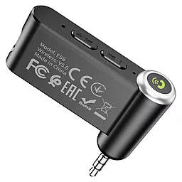 Bluetooth адаптер Hoco E58 Magic Music Black - миниатюра 3