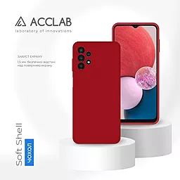 Чехол ACCLAB SoftShell для Samsung Galaxy A13 4G Red - миниатюра 4