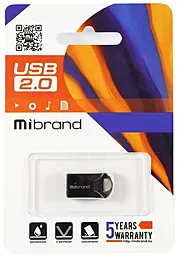 Флешка Mibrand Hawk 64GB USB 2.0 (MI2.0/HA64M1B) Black - миниатюра 2