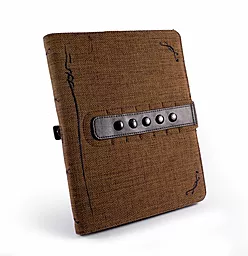 Чохол для планшету Tuff-Luv Multi-View Natural Hemp Case Cover Stand for iPad 2,3,4 Mocha Brown (E4_23) - мініатюра 3
