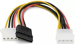 Шлейф (Кабель) Gembird Molex F-M + SATA power cable Black (CC-SATA-PSY2)