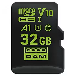 Карта памяти GooDRam microSDHC 32GB M1A0 Class 10 UHS-1 U1 V10 A1 (M1A0-0320R11)