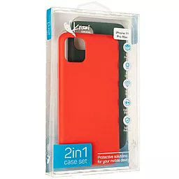 Чехол Krazi Lot Full Soft Case для iPhone 11 Pro Max Green/Red - миниатюра 4