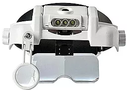 Лупа бінокулярна (начольна) MG 8200-M White