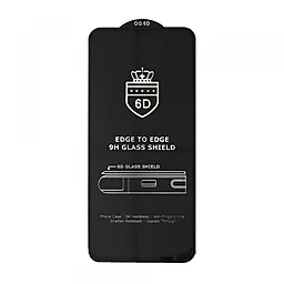 Защитное стекло 1TOUCH  6D EDGE TO EDGE для Samsung A20 (A205) (без упаковки) Black