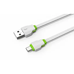 Кабель USB LDNio micro USB Cable White (LS04) - миниатюра 4