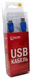 USB Кабель ExtraDigital USB 3.0 AM/micro USB B, 1.5 m, 28 AWG, Hi-Speed (KBU1626) Blue - мініатюра 5