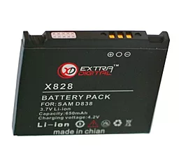 Акумулятор Samsung X820 / AB394235CE / BMS6340 (650 mAh) ExtraDigital - мініатюра 2