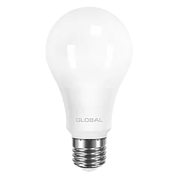 Светодиодная лампа Global A60 12W яркий свет 220V E27 AL (1-GBL-166-02) - миниатюра 2