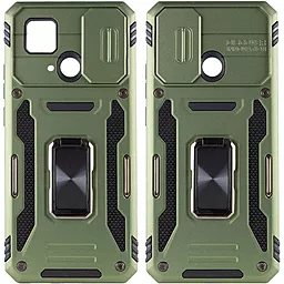 Ударостойкий чехол Camshield Army Ring для Xiaomi Redmi 10C Army Green - миниатюра 3