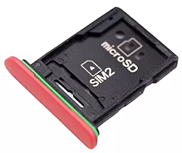 Держатель (лоток) Сим карты Sony Xperia 10 III XQ-BT52 Pink