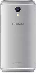Задняя крышка корпуса Meizu M5 Note со стеклом камеры Original Silver