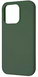 Чехол Wave Full Silicone Cover для Apple iPhone 15 Pro Max Pine Green