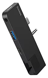 USB Type-C хаб (концентратор) Baseus Multifunctional HUB Surface Go Black (CAHUB-FG01)