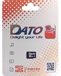 Карта памяти Dato microSDHC 16 GB Class 10 (DTTF016GUIC10) - миниатюра 2