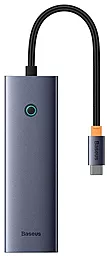 USB Type-C хаб Baseus 7-in-1 grey (B00052805813-00) - миниатюра 4