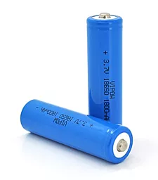 Аккумулятор ViPow 18650 Li-ion 3.7V (1800 mAh) Blue ICR18650 TipTop 1шт