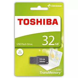 Флешка Toshiba 32GB Mikawa Gray USB 2.0 (THN-U201G0320M4) - миниатюра 2