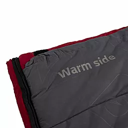 Спальный мешок Bo-Camp Gramark XL Cool/Warm Gold -8° Red/Grey (3605895) - миниатюра 7