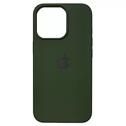 Чохол Silicone Case Full для Apple iPhone 13 Pro Max Atrovirens