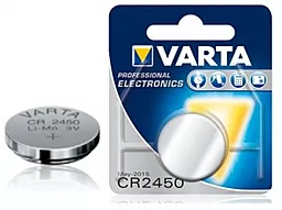 Батарейки Varta CR 2450 BL 1шт 3 V