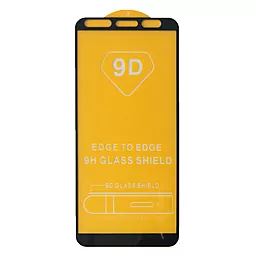 Защитное стекло 1TOUCH 9D для Samsung A600 (A6 2018) Black тех пак