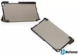 Чехол для планшета BeCover Smart Flip Series Lenovo Tab 3 Plus 7703 Brown (701103) - миниатюра 3