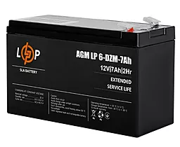 Аккумуляторная батарея Logicpower 12V 7Ah (LPM 12V - 7 Ah) AGM (25441) - миниатюра 2