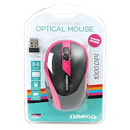 Компьютерная мышка OMEGA Wireless OM-415 (OM0415PB) Pink/Black - миниатюра 4