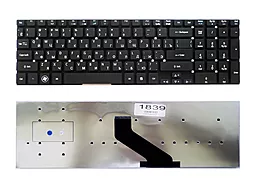 Клавіатура для ноутбуку Acer Aspire E15 E5-571G E5-511 E5-521 E5-531 E5-551 E1-522 E1-532 E1-731 чорна