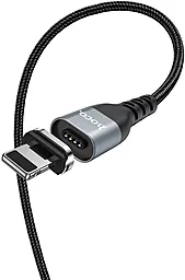 Кабель USB Hoco U96 Traveller Magnetic Lightning  Black - миниатюра 5