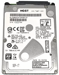 Жорсткий диск для ноутбука Hitachi Travelstar Z5K500 250 GB 2.5 (0J38062)