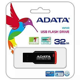 Флешка ADATA 32GB UV140 Black+Red USB 3.0 (AUV140-32G-RKD) - миниатюра 5
