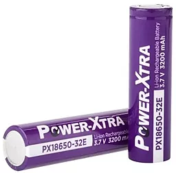 Аккумулятор Power-Xtra 18650 3200mAh Li-Ion 1шт Violet (PX18650-32V / 29750)
