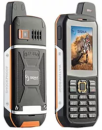Sigma mobile X-TREME 3SIM Black- Orange - миниатюра 3