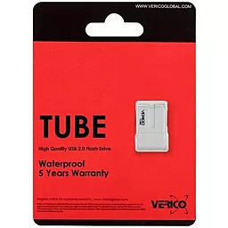 Флешка Verico USB 8Gb Tube (1UDOV-P8WE83-NN) White - миниатюра 3