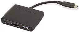 Мультипортовый USB Type-C хаб Scosche USB-C -> HDMI/USB 3.0/Type-C Black (CMPAI) - миниатюра 2