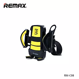 Автодержатель Remax RM-C08 Black/Yellow - миниатюра 2
