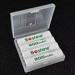 Soshine Коробочка для аккумуляторов, защитная SBC-003 (4xAAA) - миниатюра 3