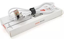 Кабель USB iKaku KSC-125 Zidan Zinc Alloy 3.2A micro USB Cable White