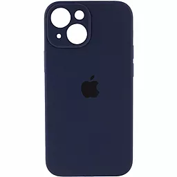 Чехол Silicone Case Full Camera для Apple iPhone 13 Dark Blue