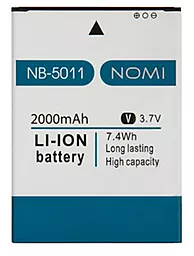 Акумулятор Nomi i5011 Evo M1 / NB-5011 (2000 mAh) 12 міс. гарантії