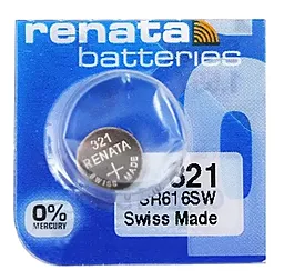 Батарейки Renata SR616SW (321) 1шт