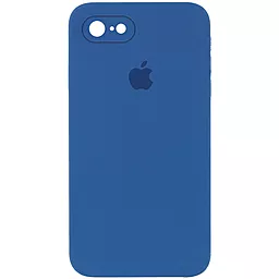 Чехол Silicone Case Full Camera Square для Apple iPhone 6, iPhone 6s Navy Blue