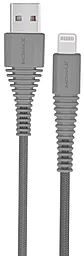 Кабель USB Momax Tough Link Lightning Cable 1.2m Silver