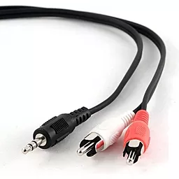 Аудіо кабель Gembird Aux mini Jack 3.5 mm - 2хRCA M/M Cable 15 м black (CCA-458-15M)