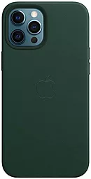 Чехол Apple Leather Case with MagSafe for iPhone 12, iPhone 12 Pro Dark Green
